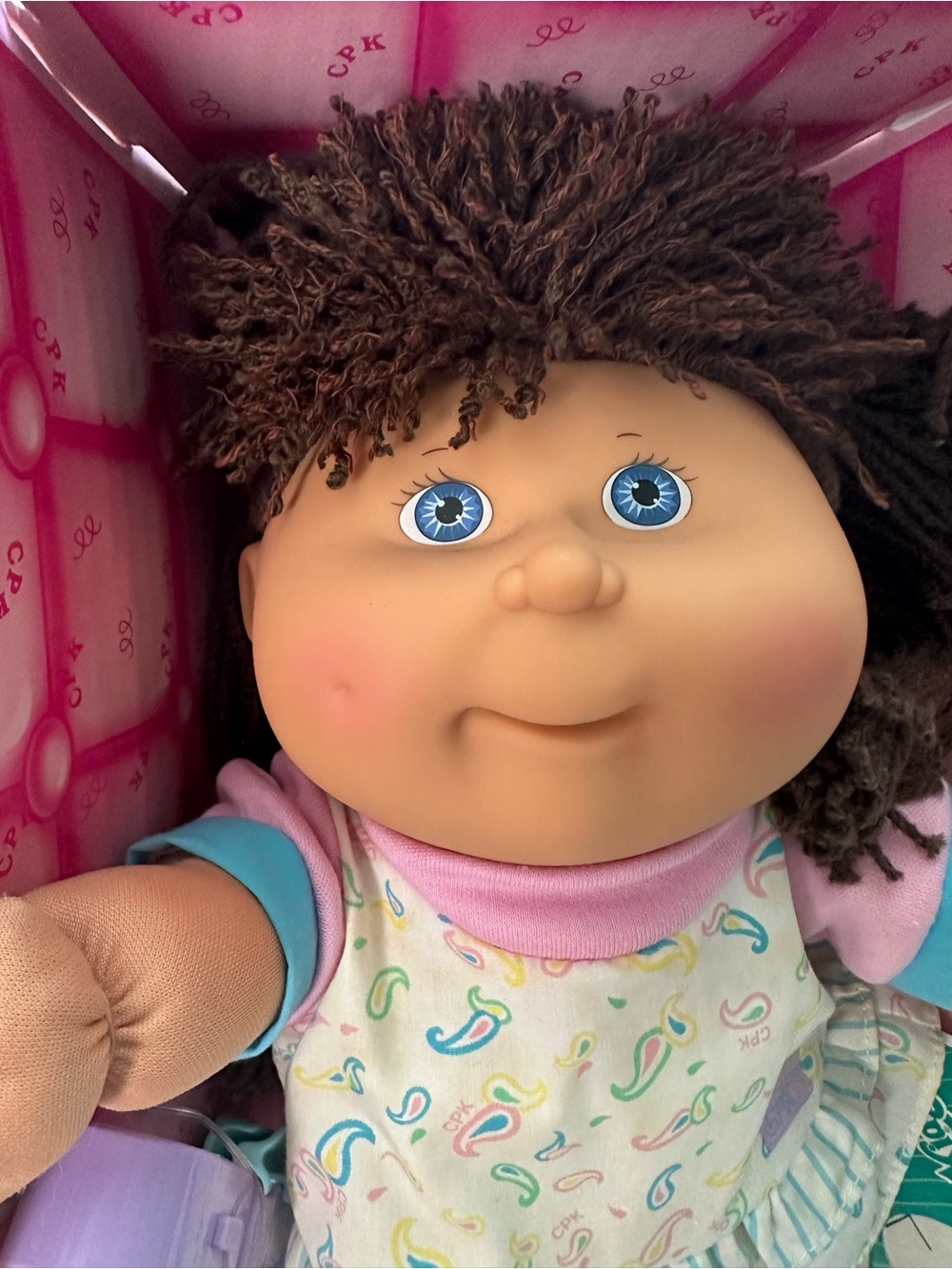 Vintage 1991 Cabbage Patch Kids Pretty Crimp'n Curl Doll 14"in box